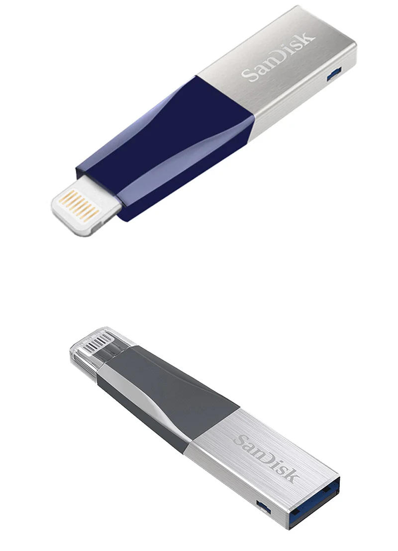 Sandisk IXpand USB флешка USB 3,0 128 ГБ 32 Гб ГБ 64 Гб Lightning металлический IX40 флеш-накопитель для iPhone iPad iPod OTG USB Memory Stick