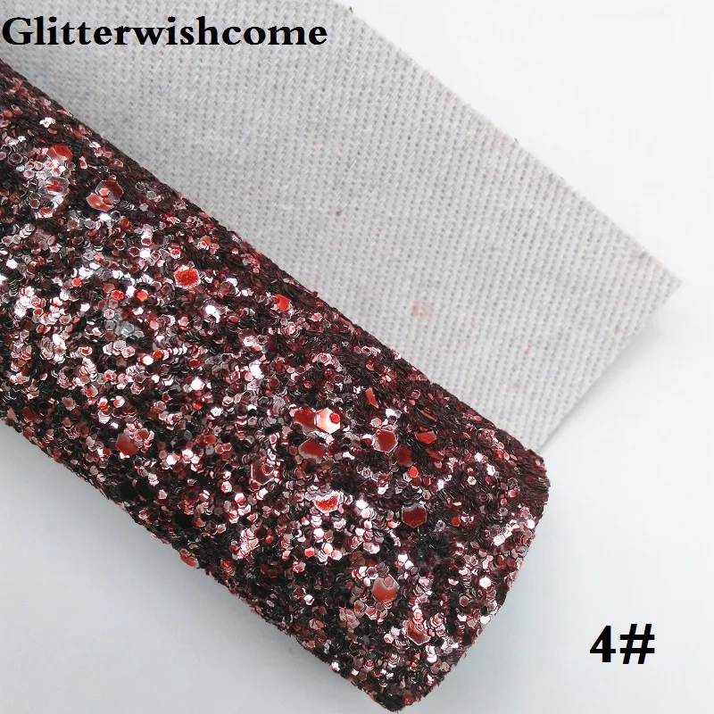 Glitterwishcome 21X29 см A4 Размеры виниловые обои для банты, матовый с эффектом блестящей кожи тканевый Виниловый фон для банты, GM089A