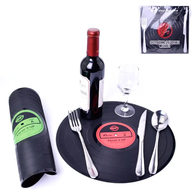 Retro Record Placemats » Music Note Gifts