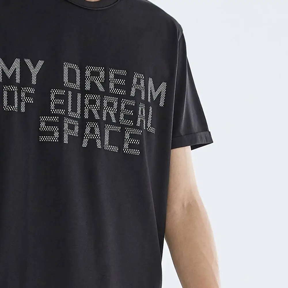 Mark Fairwhale 2019 новые летние мужские Бизнес случайный Письмо печати О образный вырез