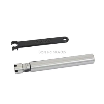 

1set C16 ER11 ER16 C16 ER20 100L 150L Collet Chuck Holder extension rod/bar Straight Shank with wrench for CNC Mill Lathe