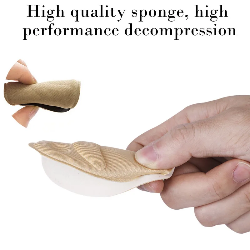 3 Pair Women High Heel Foot Cushions Anti-Slip Forefoot Insole Confortable Breathable Shoes Foot Care Tools Soft Insert