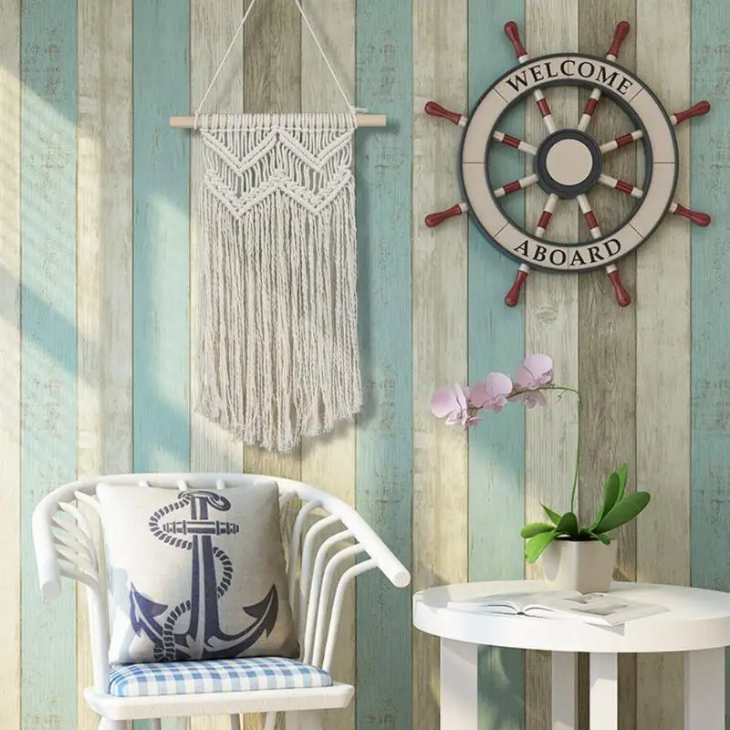 Handmade Hanging Wall Tapestry Macrame Wedding Ceremony Backdrop Wall Art 2018 New Year Wedding Home Living Room Decoration