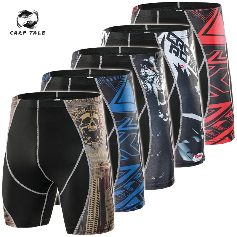 

New men's tight-fitting shorts Running basketball fitness AliExpress best selling quick-drying compression shorts