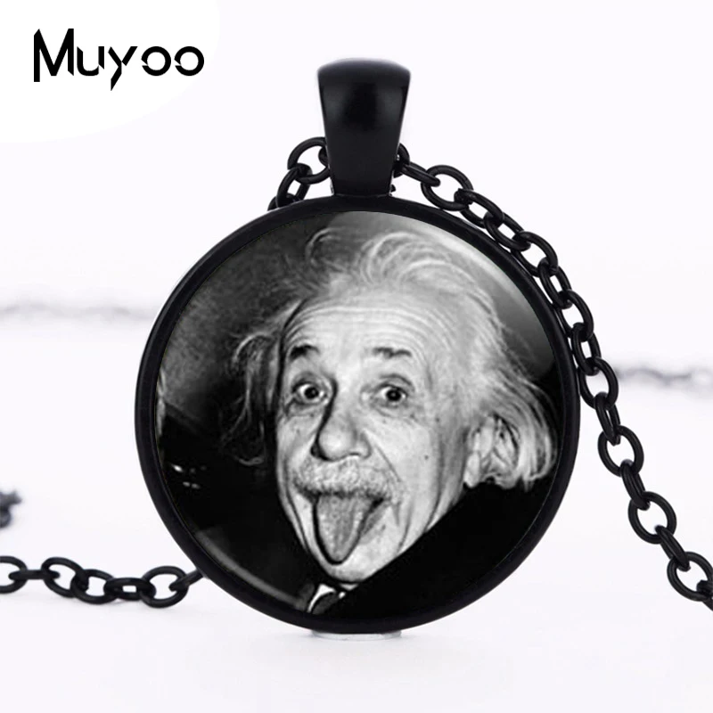 

2017 new hot Albert Einstein Long Necklace Silver and Gold Vintage Jewelry Statement Necklace 2015 HZ1