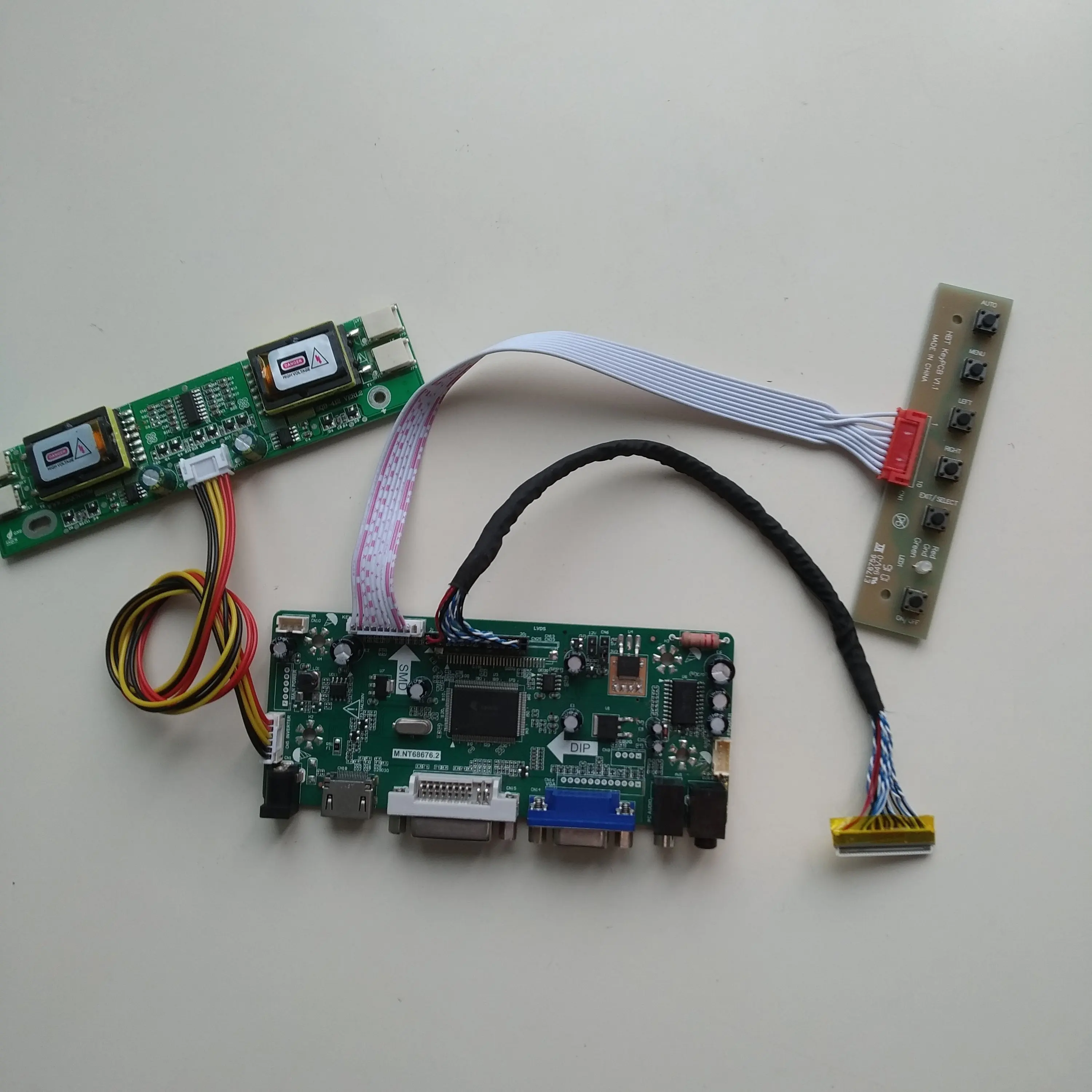  Controller board kit M.NT68676 For LM170E01(TL)(AB) 1280X1024 panel Screen Monior VGA LCD HDMI DVI 