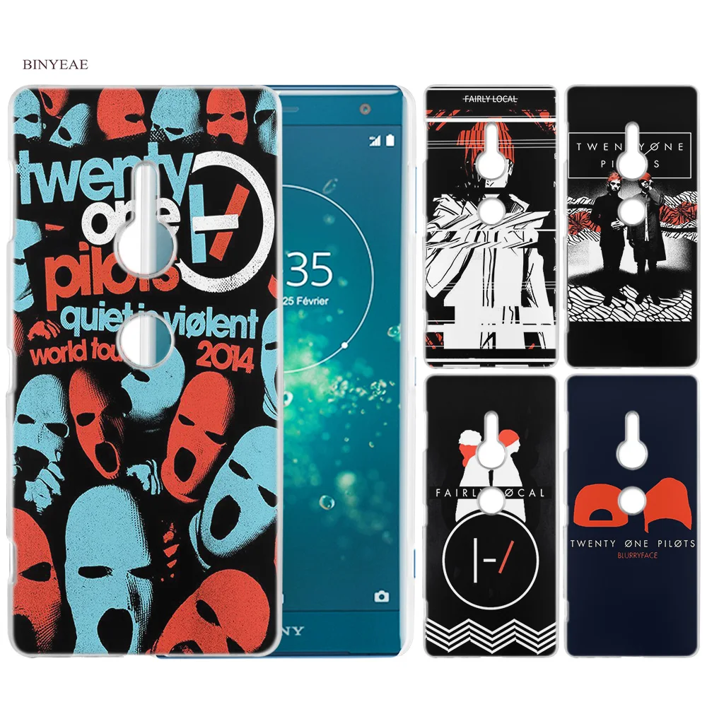 

BINYEAE Twenty One Pilots band music item Clear Case Cover Coqe for Sony Xperia XZ2 Z5 Compact XZ1 XZ XA2 XA1 M4 Aqua M5 E4 E5