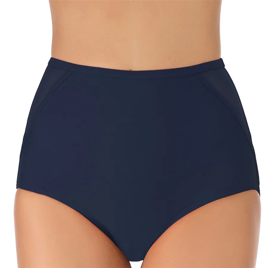 2019 women's sexy beach shorts high waist beach stretch shorts bikini ming shorts for lady quick dry swimming shorts female 40J8 (3) - 