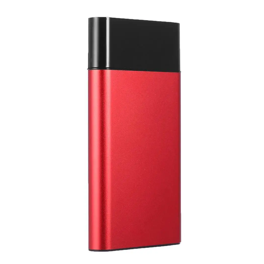 10000 мАч зарядное устройство Внешний аккумулятор USB power bank ЖК-портативный мобильный телефон зарядное устройство для Xiaomi Mi iPhone X Note 8 - Цвет: Red