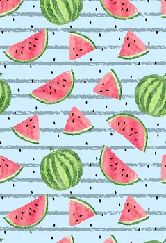 

Vinyl Summer Theme Photography Backdrop Cartoon Watermelon Children newborn Background Watercolor Photocall
