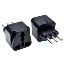 2 шт./лот универсальный сетевой переходник UK/US/EU/AU в Италию Уругвай Сирии 3 pin Путешествия Мощность штекер адаптера конвертер бесплатно настенных розеток