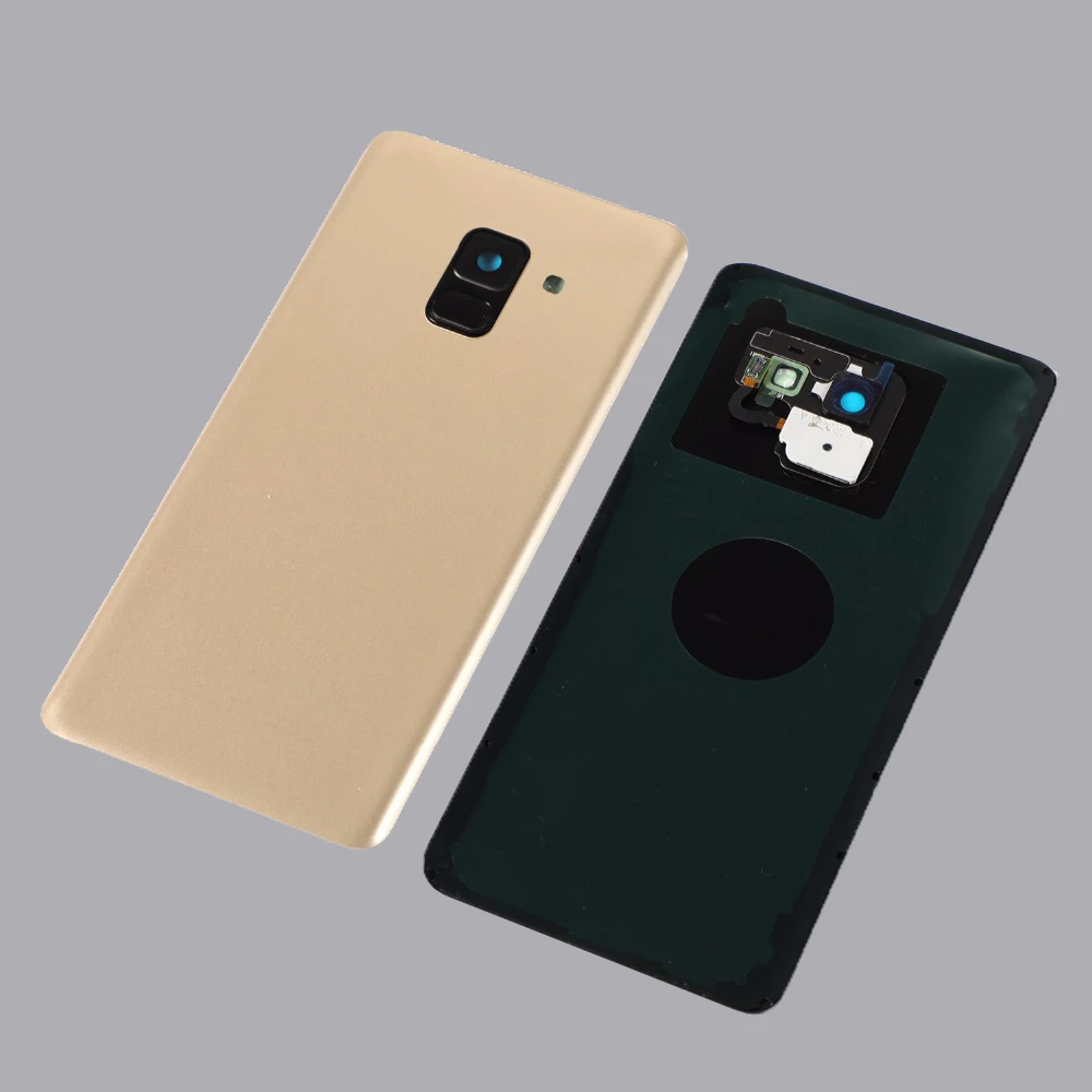 Батарея Стекло крышка для Samsung Galaxy A8 A530 SM-A530F A530F A530DS Корпус задняя крышка+ Камера лен+ Главная Кнопка отпечатков пальцев