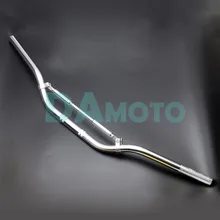 Весь серебро 800 мм Универсальный Алюминий мотоциклетные Руль управления для мотоциклов 7/" 22 мм для Honda Yamaha Kawasaki Suzuki