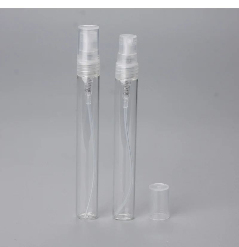 100PCS/Lot 10ML Sample Spray Bottle for Gift Portable Glass Perfume Bottle Atomizer Container Women Perfume Pump Travel Bottle