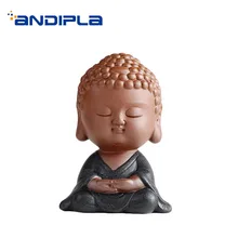Благоприятная статуя Будды офисная чайная церемония Аксессуары Украшение чайный бутик Ar орнамент Ремесла сувенир творческие подарки