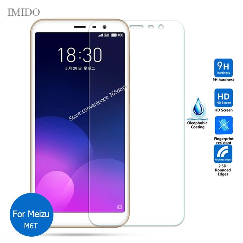 

Tempered Glass For Meizu M6T M8C M6S M6 Mini Note M15 M5 Screen Protector 2.5 Safety Protective Film On M 6T 6S 8C 15 6