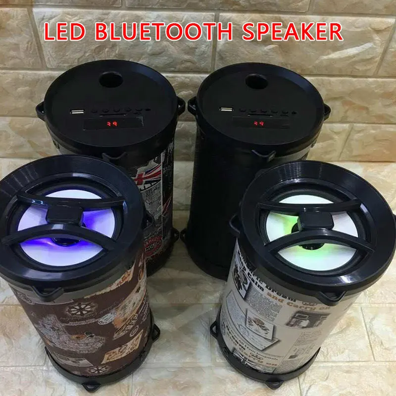 Бас открытый Bluetooth динамик беспроводной портативный источник музыкальный плеер