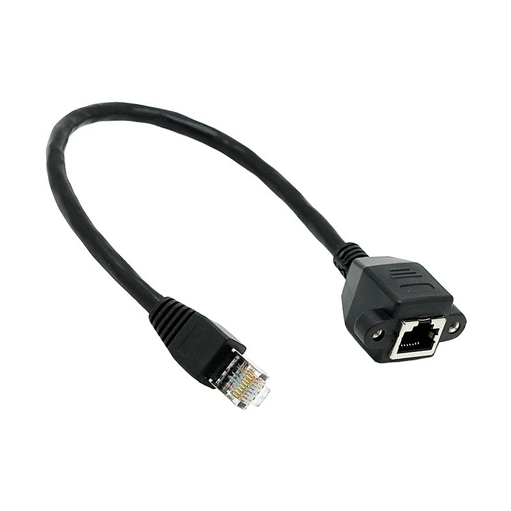 Удлинительный кабель RJ45 сетевой адаптер Ethernet штырь гнездо CAT5 Панельное