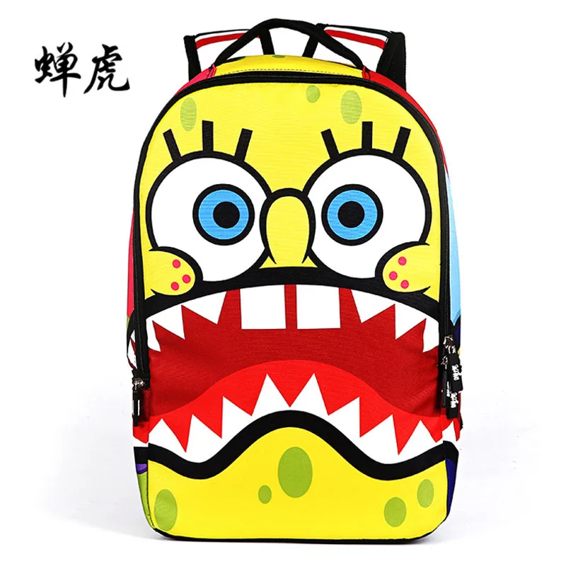 Prix pour 2016 Nouvelle Arrivée Chaude spongebob bande dessinée gaufrage garçons et filles élèves de l'école sacs de voyage sacs à dos chanhu sac célèbre marque Prix pour 2016 Nouvelle Arrivée Chaude spongebob bande dessinée gaufrage garçons et filles élèves de l'école sacs de voyage sacs à dos chanhu sac célèbre marque