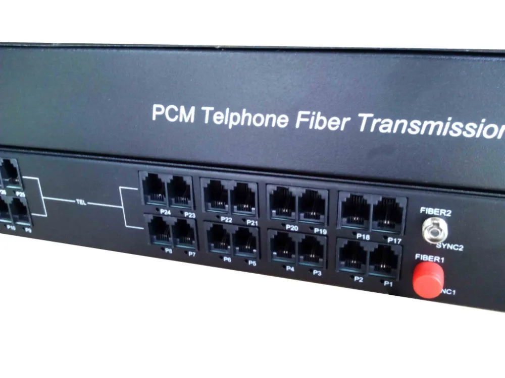 32 Channel PCM Voice Telephone fiber optical media