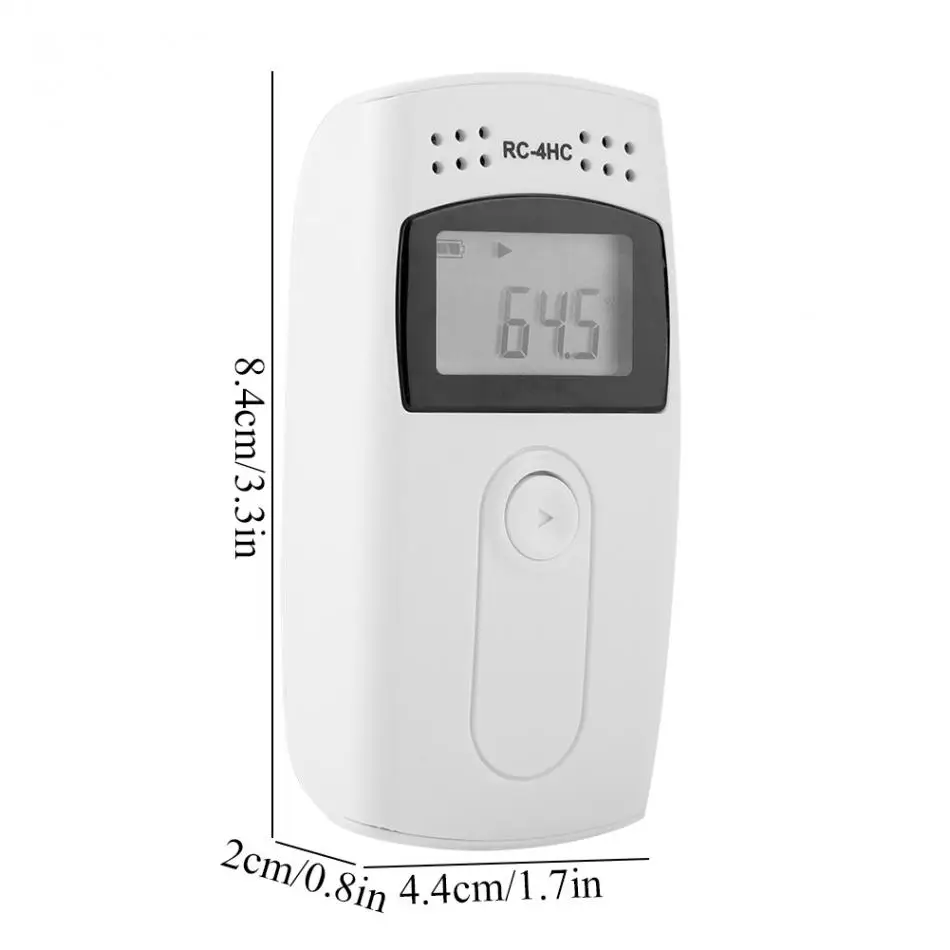 Регистратор данных температуры и влажности RC-4HC Resueable Mini recorder USB с внешним датчиком инструменты из АБС