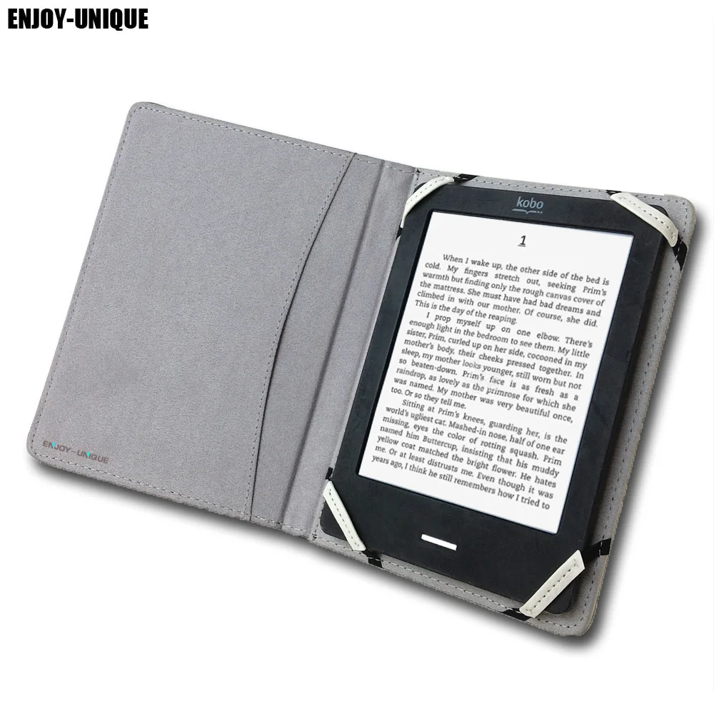 Funda Universal para libro electrónico de 6 pulgadas con correa de mano  para Kindle Paperwhite, delgada carcasa protectora para Kobo - AliExpress