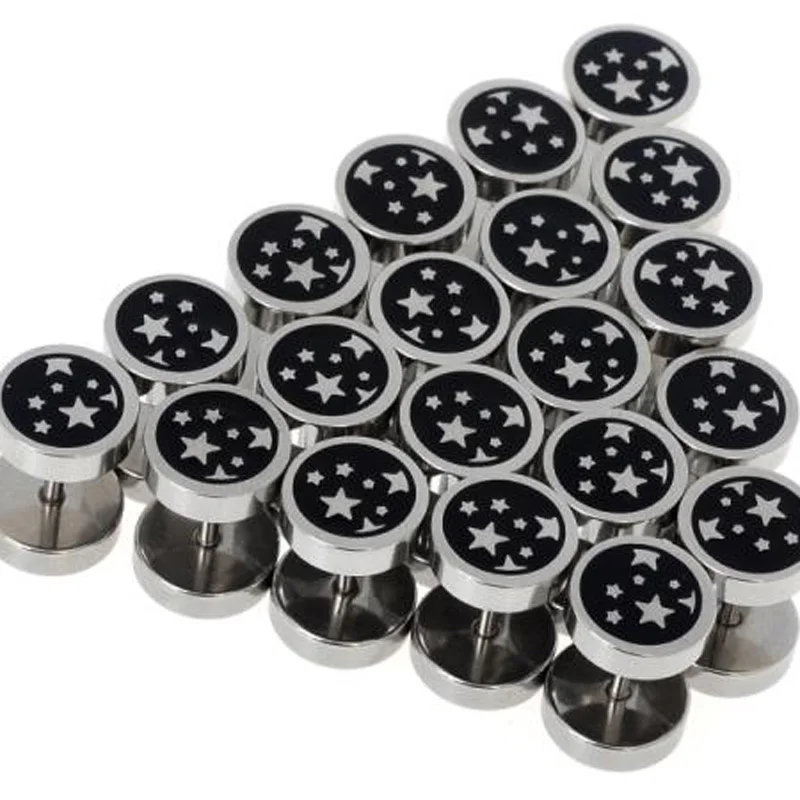 2 шт./лот в стиле панк готика из нержавеющей стали|body piercing jewelry|piercing jewelryear plugs stretchers