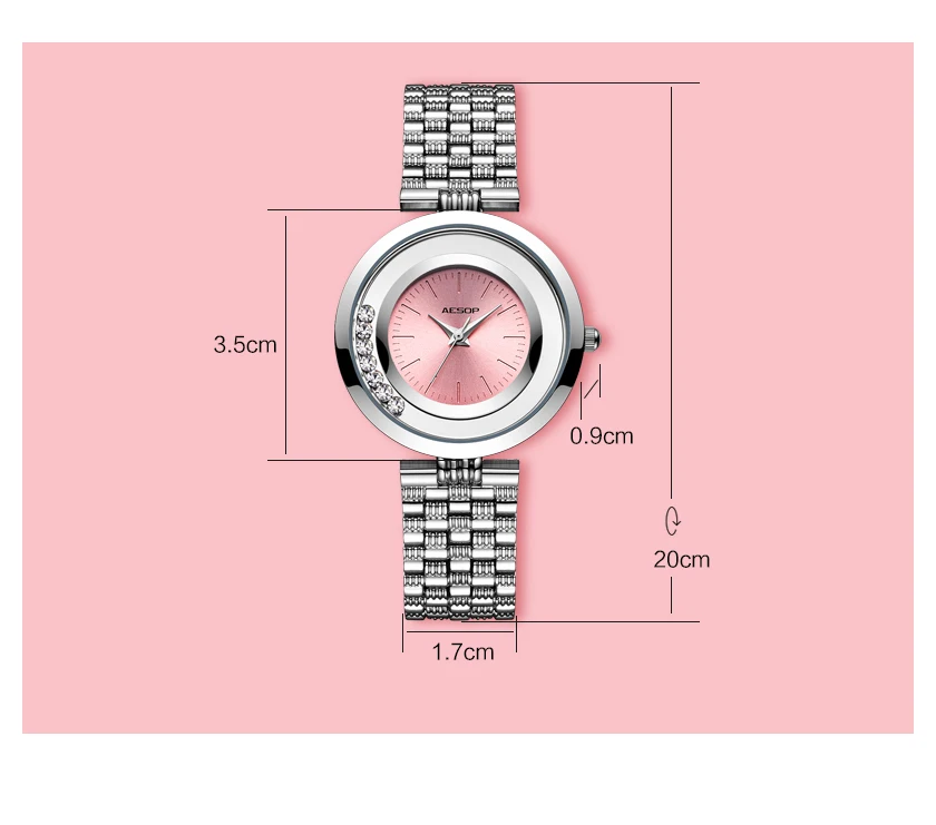 AESOP фиолетовые модные женские часы Элегантные кварцевые наручные простые тонкие женские часы водонепроницаемые Relogio Feminino Montre Saati