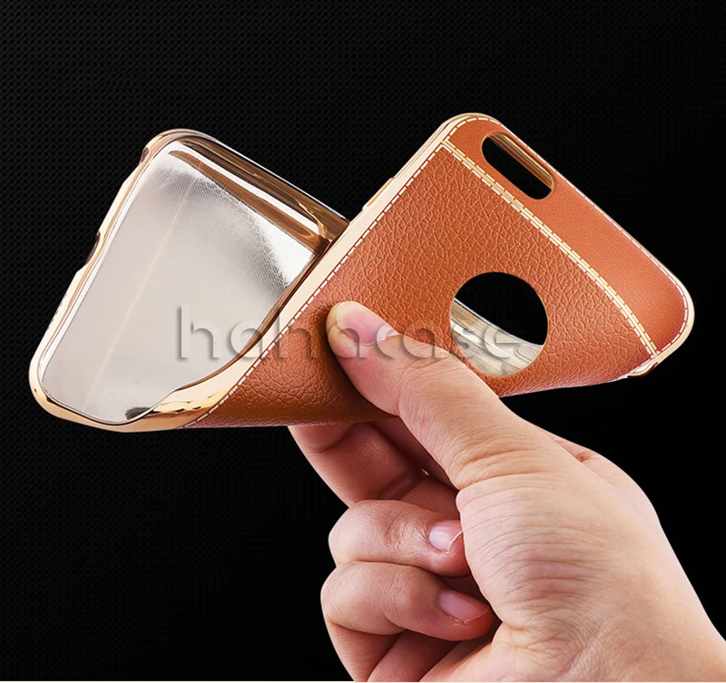 Flash Deal 500pcs Lichee Pattern PU Leather Case For Xiaomi 6 5 5S Plus Note 2 3 Redmi 4A 4X Note 4 Phone Case Plating Ultra Slim TPU Cover 12