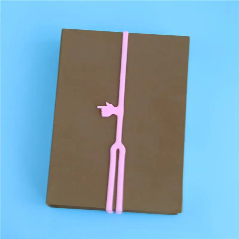 1 шт новая симпатичная силиконовая Закладка с указателем пальца, цветная книжная закладка для офиса, забавный подарок - Цвет: E