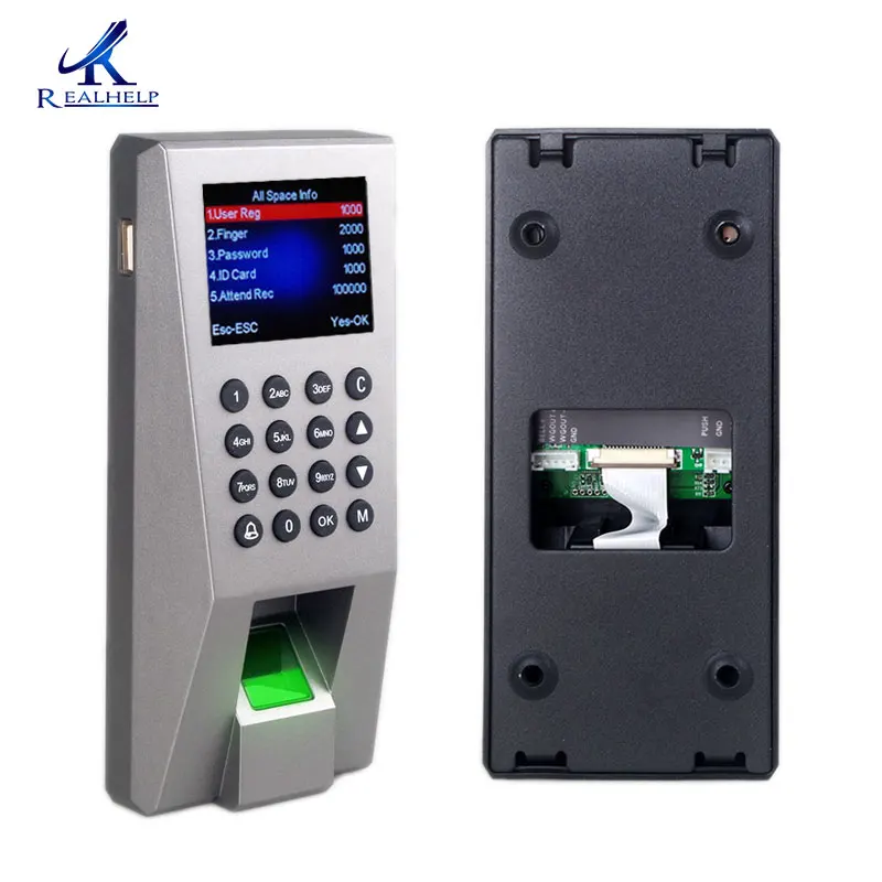 4000 Users Capacity Keyboard Single Door Access Control Finger Recognition employee attendance Monitoring Machine
