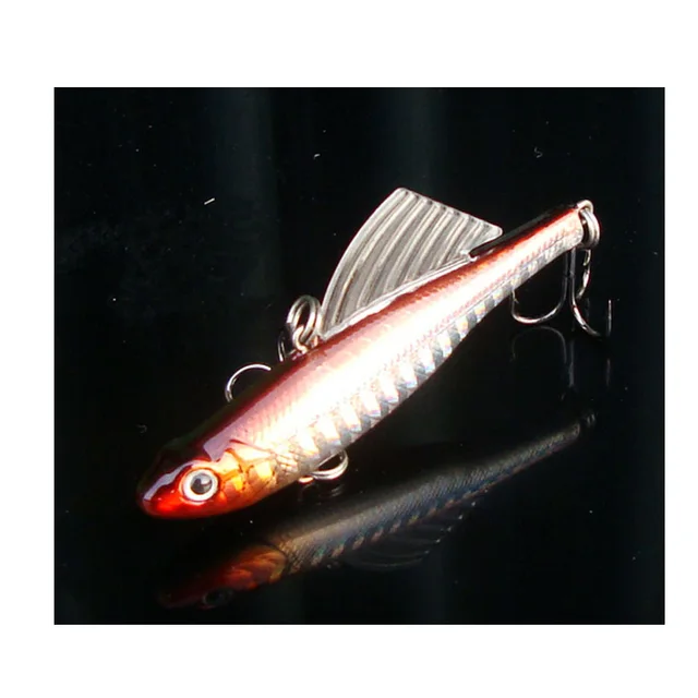 US $3.11 Artificial Fishing Lure Hard Bait VIB Fish With Wing Seabass Killer 14g 65mm Vibration Baits 1 Piec