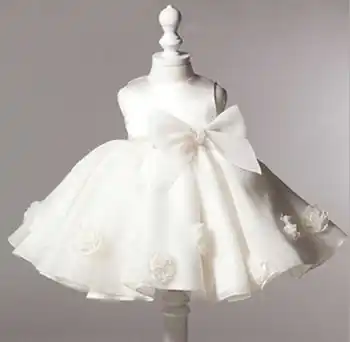 

New baby girls dress girl's birthday party Wedding Dress Well rose lace princess dress baby christening gown girls bebe