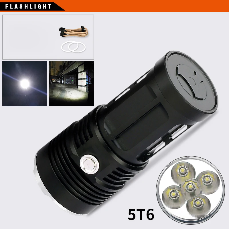 LFL-1 T6 LED Torch Aluminum alloy Zoomable Tactical Defense Flashlight up to 7000 lumens Sadoun.com