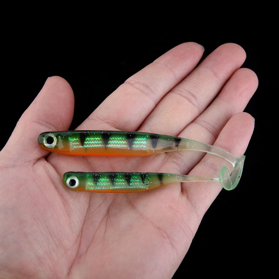 WALK FISH мягкие искусственные приманки с Т-образным хвостом 70 мм 90 2 г | Спорт и