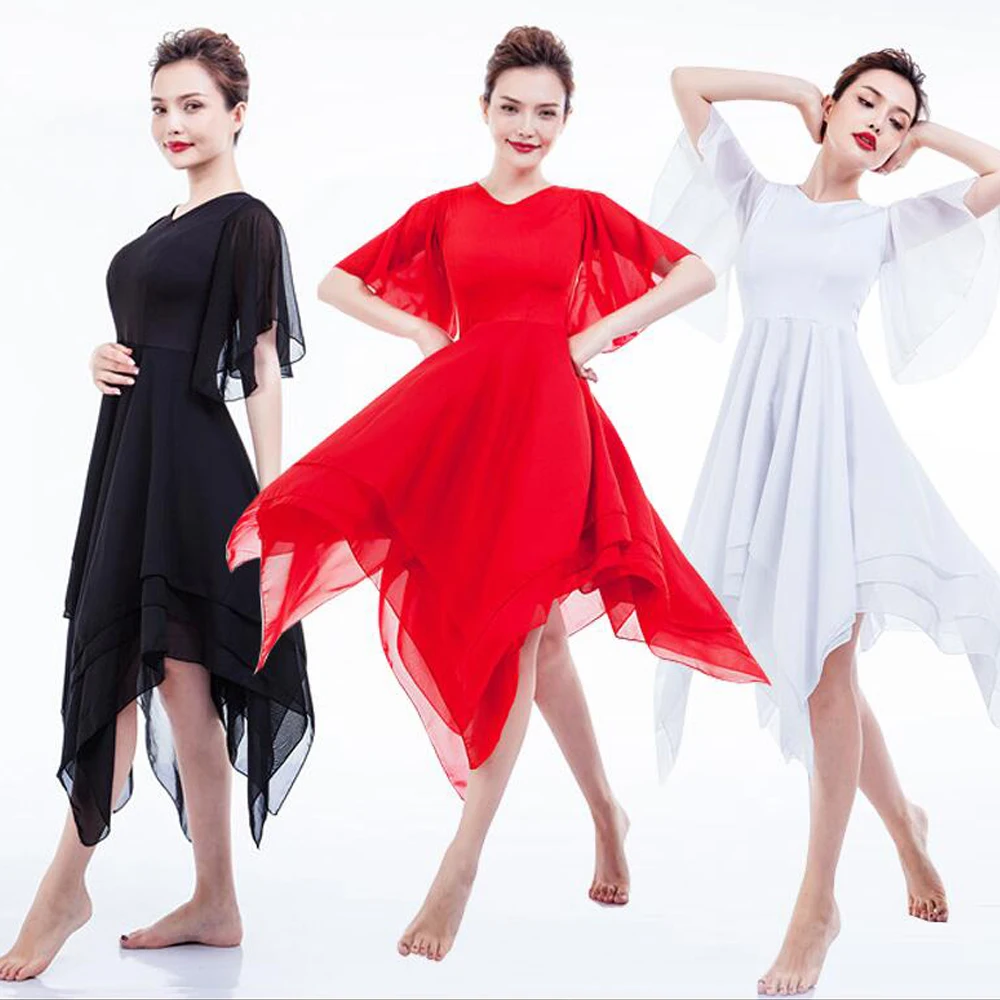 Women Elegant Lyrical Modern Dance Costumes Ballet Dress Girls Adult Contemporary Dancing Dresses Practice Clothing Suits Outfit Buy At The Price Of 29 86 In Aliexpress Com Imall Com