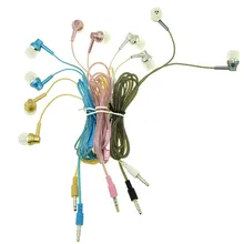 Плетеный 3,5 мм наушники для Mp3 mp4 компьютер мобильный телефон 100 шт./лот