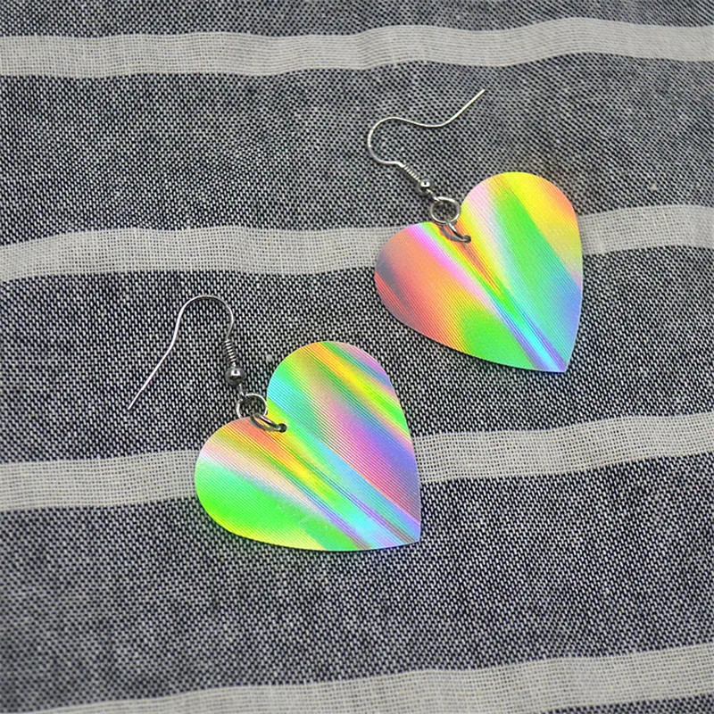 

2019 Fashion Acrylic Heart Earrings For Women Creative Funny Party Earring pendants