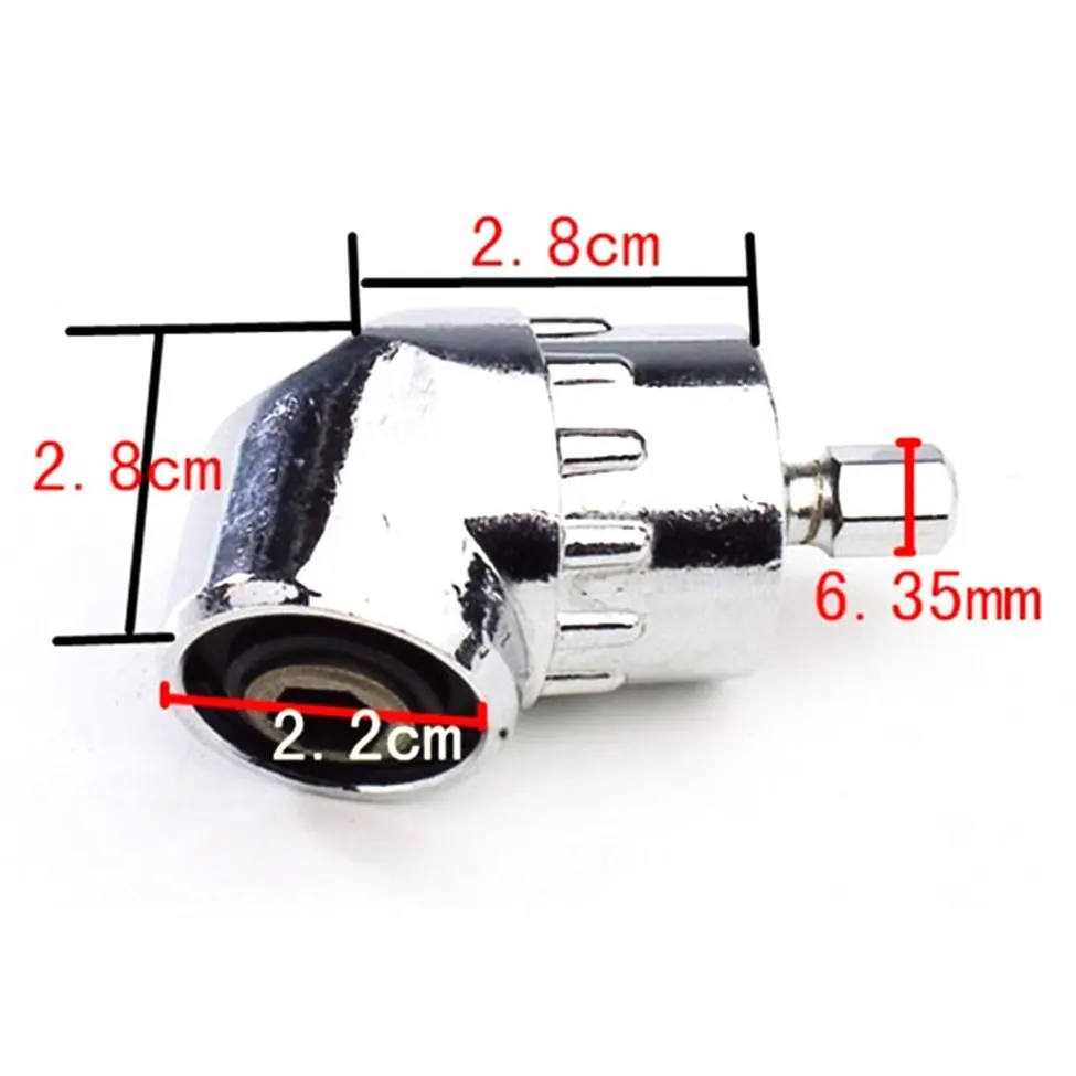 D-014B отвертка с прямым углом поворота 105 градусов, удлинитель для дрели, насадка для сверла, адаптер держателя