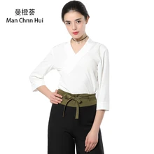 Белые spa Рабочая Униформа тайского массажа здоровья комплект с комбинезоном для женщин костюмы медсестры/медбрата Красота салонная одежда