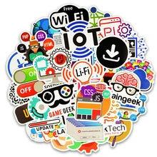 TD ZW 50Pcs Programming Language Stickers Java JS Php Html Cloud Docker Bitcoin Internet Programming APP Logo Laptop Stickers java programming for beginner s