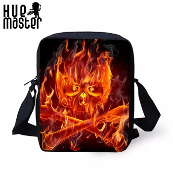 

Men Messenger Bags Skull Printing Child Shoulder Bag Leisure Travel Crossbody Bags for Men Portable Solid Bag sacoche homme