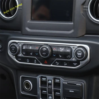 

Lapetus Middle Control Air Conditioner AC Switch Frame Cover Trim Fit For Jeep Wrangler JL 2018 2019 2020 Red / Carbon Fiber ABS