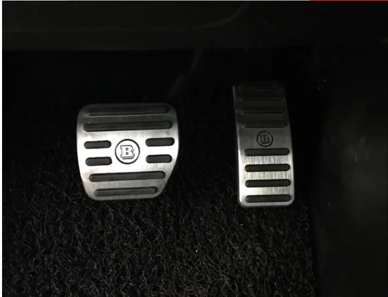 TTCR-II автомобильные аксессуары для Mercedes-Benz Smart Fortwo ForFour- на педаль газа тормоза акселератора наклейки на планшет алюминий