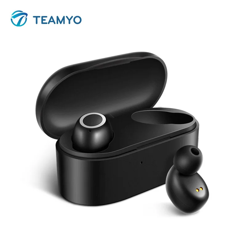 

TEAMYO bluetooth earphone tws 5.0 Mini Wireless Earbuds in ear Sport 3D Stereo Cordless Headset for iPhone airpods redmi airdots