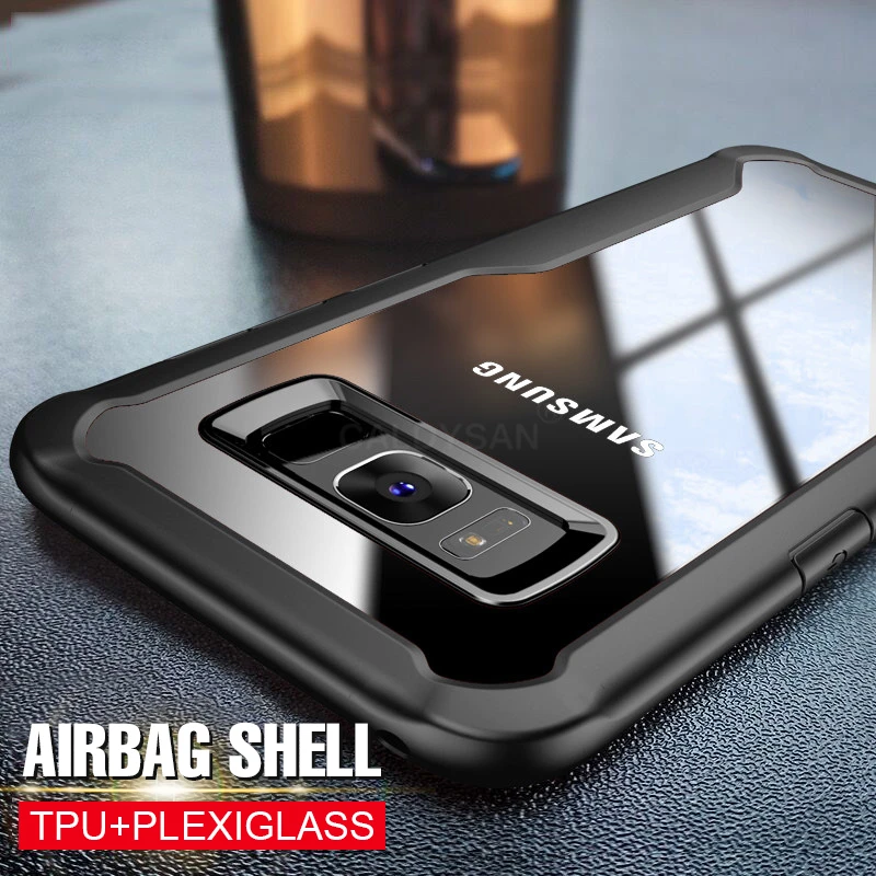 

Luxury Soft Bumper Case On The For Samsung Galaxy Note 8 9 S8 S9 Plus Phone Case Cover For S8 S9 Silicone Shockproof Back Case