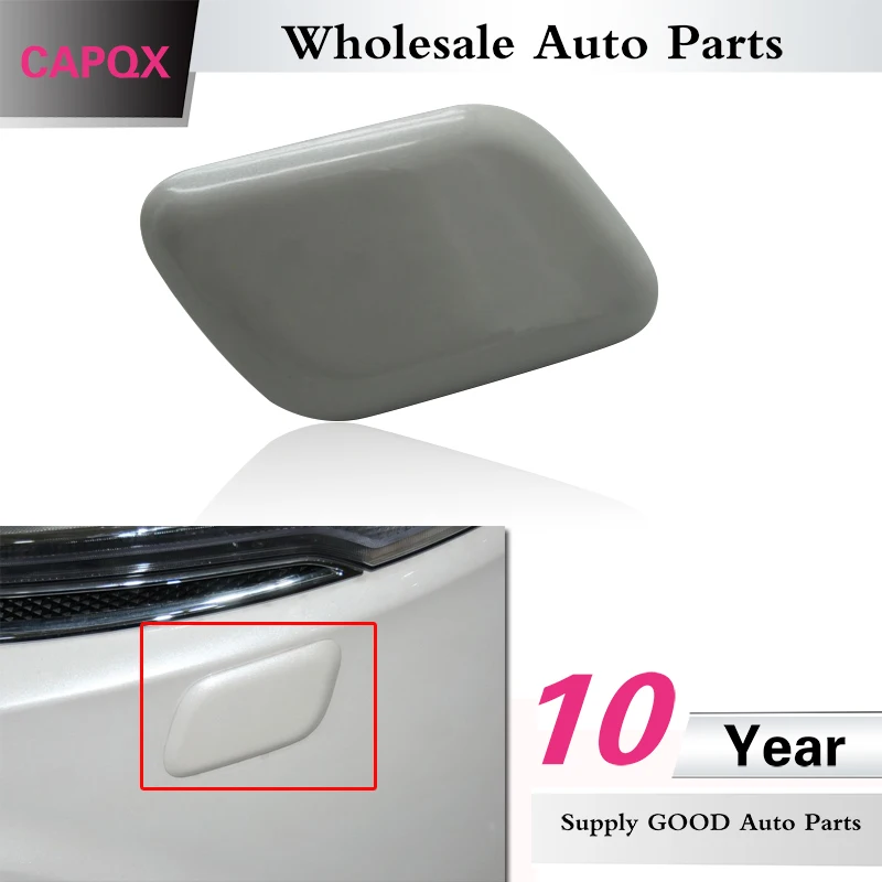 

CAPQX For Ford Escape Kuga 2013 2014 2015 2016 Front headLight head lamp Washer Nozzle Spray Jet Cover House Cap Housing
