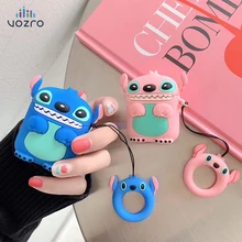 VOZRO мультфильм беспроводной Bluetooth наушники чехол для Apple AirPods силиконовые наушники Чехлы для Airpods 2 защитный чехол