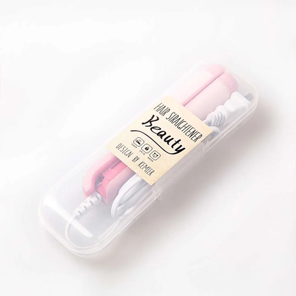 Creative Korea Cute Fruit Mini Electric Hair Straightener and Curling Irons Portable Hair Curler Small Size