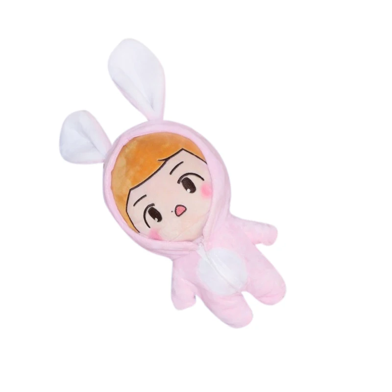 

20cm/8" KPOP EXO KAI Call Me Baby Pink Rabbit Outfit Only Fanmade Gift Collection -Doll Exclude